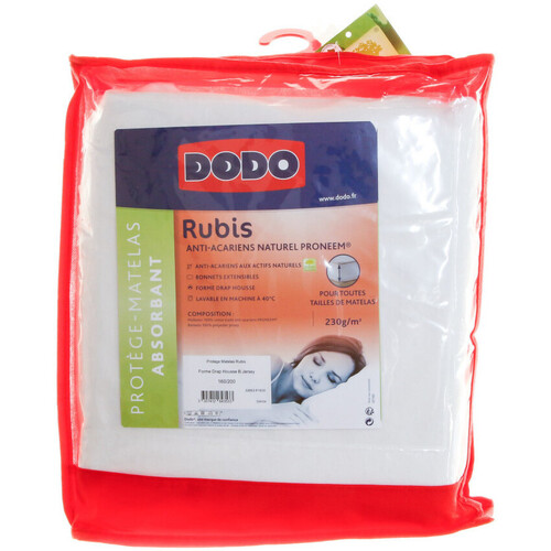Home & Living Femme Alèses / protections de lit Dodo PM-RUBIS160 Blanc