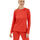 Vêtements Femme Pyjamas / Chemises de nuit Lisca Haut pyjama top manches longues Lucky  Cheek Orange