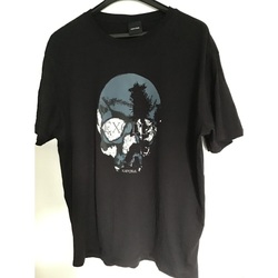Vêtements Homme T-shirts manches courtes Kaporal T-shirt homme TÊTE DE MORT KAPORAL Noir