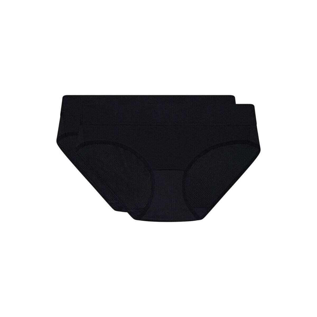 Sous-vêtements Femme Shorties & boxers DIM Lot de 2 Culottes Femme Microfibre SPORT Noir Noir
