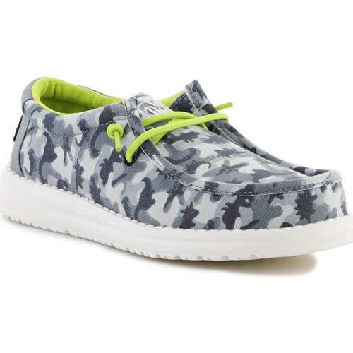 Chaussures Garçon Soutenons la formation des Hey Dude WALLY YOUTH CAMODINO  40043-BLUE Gris