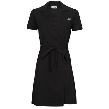 Vêtements Femme Robes courtes Lacoste med EF7252 Noir
