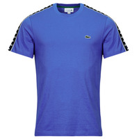 Vêtements Piqu T-shirts manches courtes Lacoste lerond TH7404 Bleu
