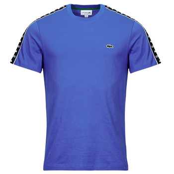 Vêtements Homme T-shirts Beige courtes Lacoste TH7404 Bleu