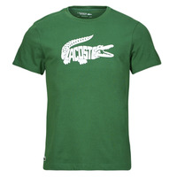 Vêtements Piqu T-shirts manches courtes Lacoste lerond TH8937 Vert