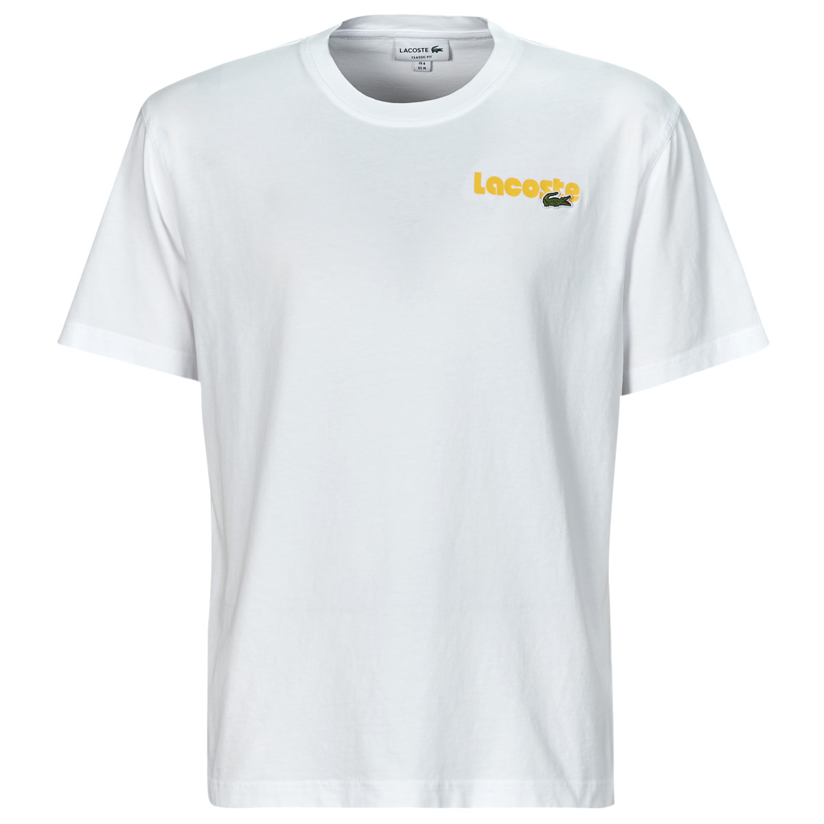 Vêtements Homme T-shirts manches courtes Lacoste spring TH7544 Blanc