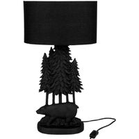 Voir toutes les ventes privées Lampes à poser Jolipa Lampe Ours en forêt Noir