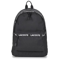 handbag lacoste mit flap crossover bag nf2770dc black