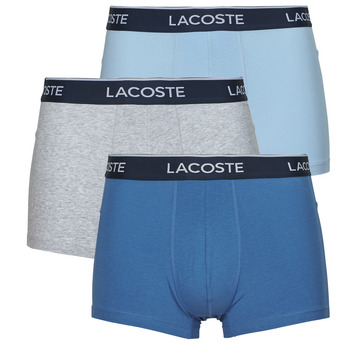 Sous-vêtements Homme Boxers Lacoste walk 5H3389 X3 Bleu / Gris / Bleu