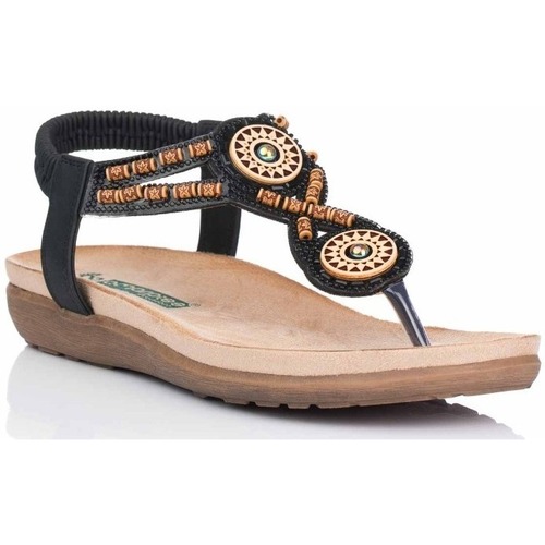 Chaussures Femme Sandales et Nu-pieds Amarpies ABZ21382 Noir