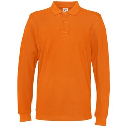 Vêtements Homme T-shirts contrast-trim manches longues Cottover  Orange