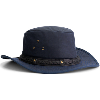 Mgo Harper Wax Hat Bleu
