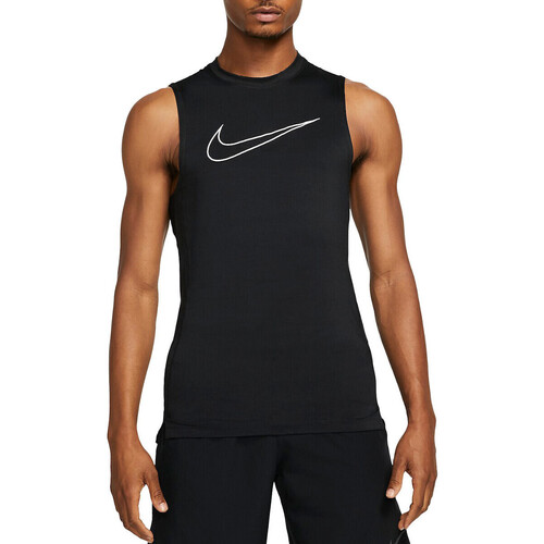 Vêtements Homme Débardeurs / T-shirts sans manche Nike Pro Dri-FIT Men's Tight-Fit Sleeveless Top Noir
