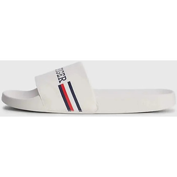 Chaussures Homme Claquettes Tommy Bottoms Jeans signature pool Blanc