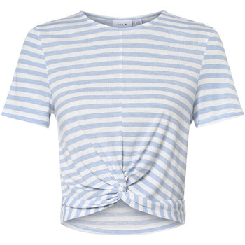 Vêtements Femme T-shirts manches courtes Vila 14085169 Bleu