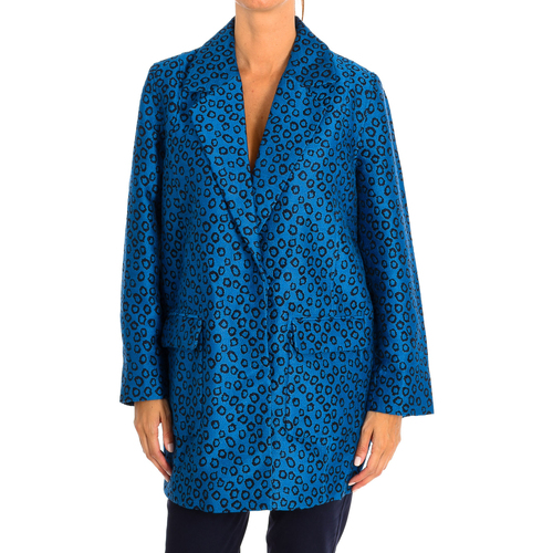 Vêtements Femme Manteaux Blouse 36 - T1 - S Bleu 9009-DENIM Bleu