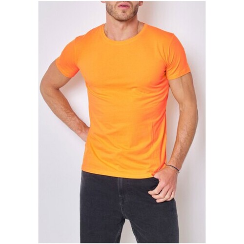 Vêtements Homme SAINT TROPEZ Pullover MilaSZ crema Kebello T-Shirt Orange H Orange