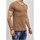 Vêtements Homme T-shirts manches courtes Kebello T-Shirt Marron H Marron