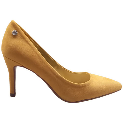 Chaussures Femme Bottes ville Xti - Escarpins - jaune moutarde Jaune