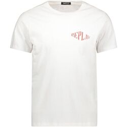 Vêtements Homme T-shirts & Polos Replay M6483.22662G-001 WHITE Blanc