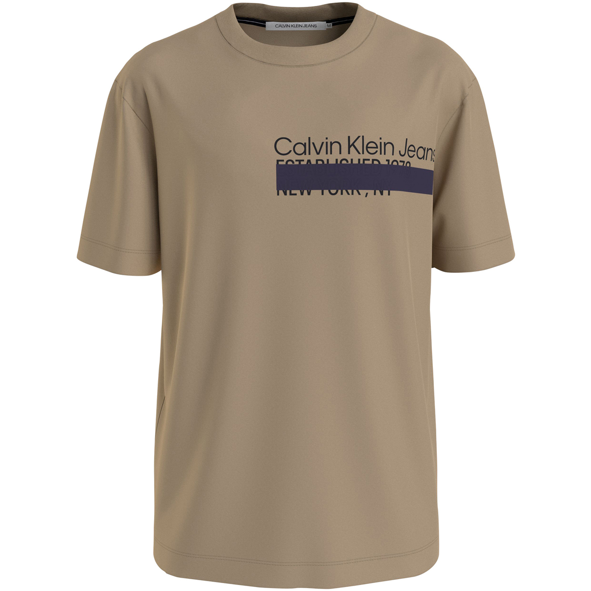 Vêtements Homme T-shirts & Polos Calvin Klein Big & Tall T-shirt coton col rond Beige