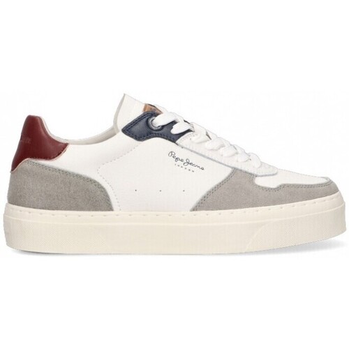 Chaussures Homme Baskets mode Pepe jeans Mason 70415 Blanc
