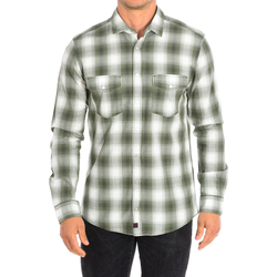 Vêtements Homme Chemises manches longues Strellson 10004718-325 Vert