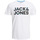 Vêtements Garçon T-shirts manches courtes Jack And Jones Junior TEE-SHIRT JJNEON JUNIOR - WHITE - 164 Blanc