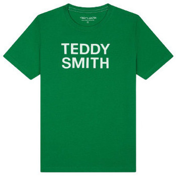 Vêtements Garçon et tous nos bons plans en exclusivité Teddy Smith TEE-SHIRT TICLASS 3 JUNIOR - GARDEN GREEN - 12 ans Multicolore