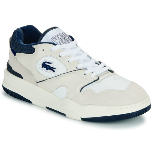 Chaussures Homme Baskets basses Lacoste LINESHOT Blanc / Marine