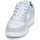 Chaussures Femme lacoste holiday collector no 8 by peter saville COURT CAGE Blanc / Bleu