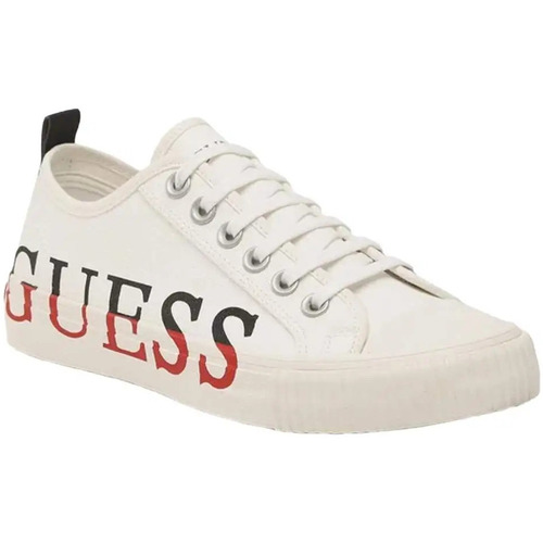 Chaussures Homme Baskets basses Guess Winners Mid Blanc