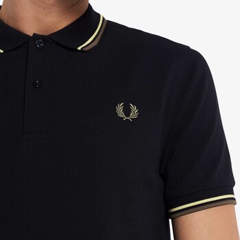 Fred Perry Fp Twin Tipped Fred Perry Shirt Noir