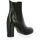 Chaussures Femme comb Boots Gianni Crasto comb Boots cuir Noir