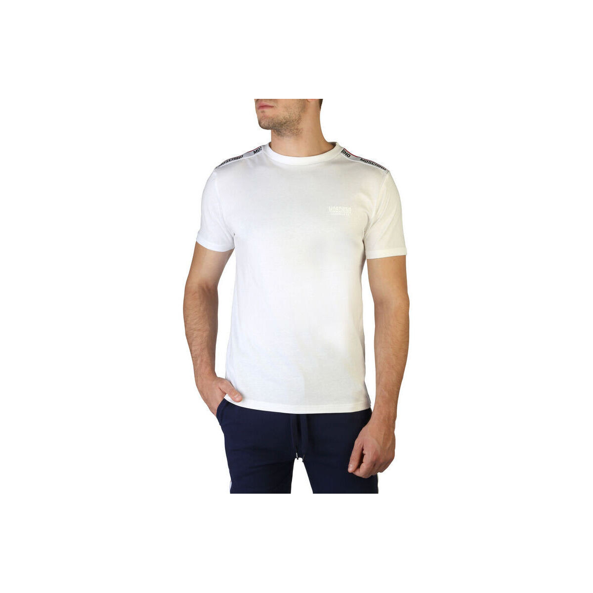Vêtements Homme T-shirts manches courtes Moschino - 1901-8101 Blanc