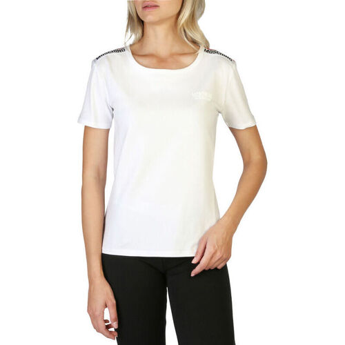 Vêtements Femme T-shirts manches courtes Moschino - 1901-9003 Blanc