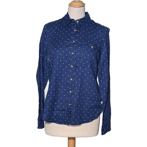 Vêtements Femme Chemises / Chemisiers divided H&M chemise  36 - T1 - S Bleu Bleu