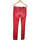 Vêtements Femme Mama avsmalnande jeans 34 - T0 - XS Rouge