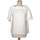 Vêtements Femme Logo Tape Hoodie Dress H&M top manches courtes  34 - T0 - XS Blanc Blanc
