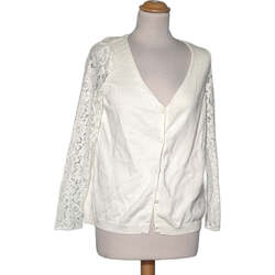 Vêtements Femme Gilets / Cardigans Sézane gilet femme  38 - T2 - M Blanc Blanc