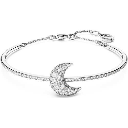 Bracelet Demi-jonc Meteora Femme Bracelets Swarovski Bracelet-jonc  Luna Taille M Blanc