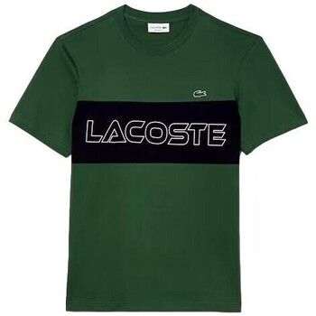 Vêtements Homme T-shirts manches courtes Lacoste CAMISETA HOMBRE   REGULAR FIT TH1712 Vert