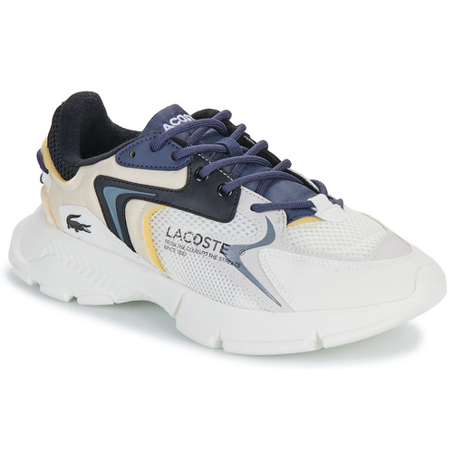 Chaussures Enfant Baskets basses sneakers Lacoste L003 NEO Blanc / Marine