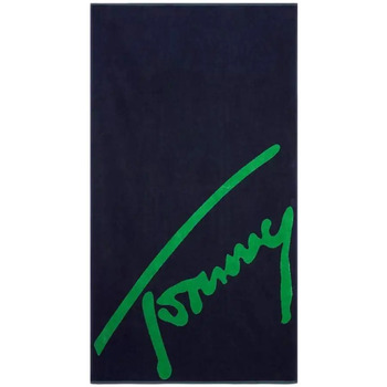 Maison & Déco Homme Serviettes de plage Tommy FC0FC00029 Jeans Signature logo Noir
