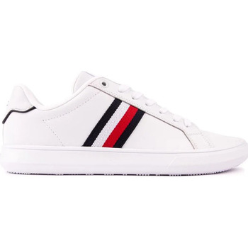 Chaussures Homme Baskets basses Tommy Hilfiger Tommy Jeans Track Cleat Mix Runner Women's Shoes Blanc