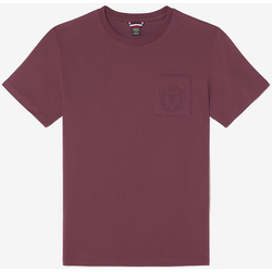 Vêtements Homme floral embroidery logo-print T-shirt Le Temps des Cerises T-shirt paia lie de vin Rouge