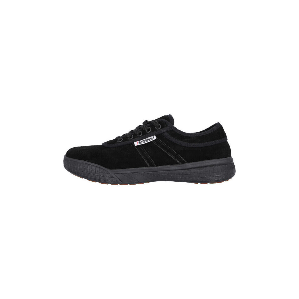 Chaussures Baskets mode Kawasaki Leap Suede Shoe K204414-ES 1001S Black Solid Noir