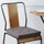 Maison & Déco Coco & Abricot Stof Coussin de chaise réversible taupe et lin en coton 38 x 38 cm Marron