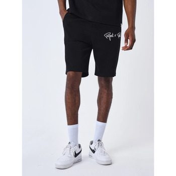 Vêtements Homme Shorts / Bermudas Cotton Piquet Bandana Shirt Short T234021 Noir
