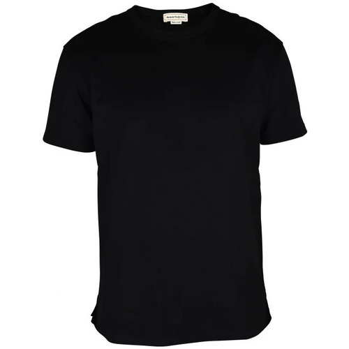 Vêtements Homme Black With Graffiti Logo Print Alexander Mcqueen Man McQ Alexander McQueen T-shirt Noir